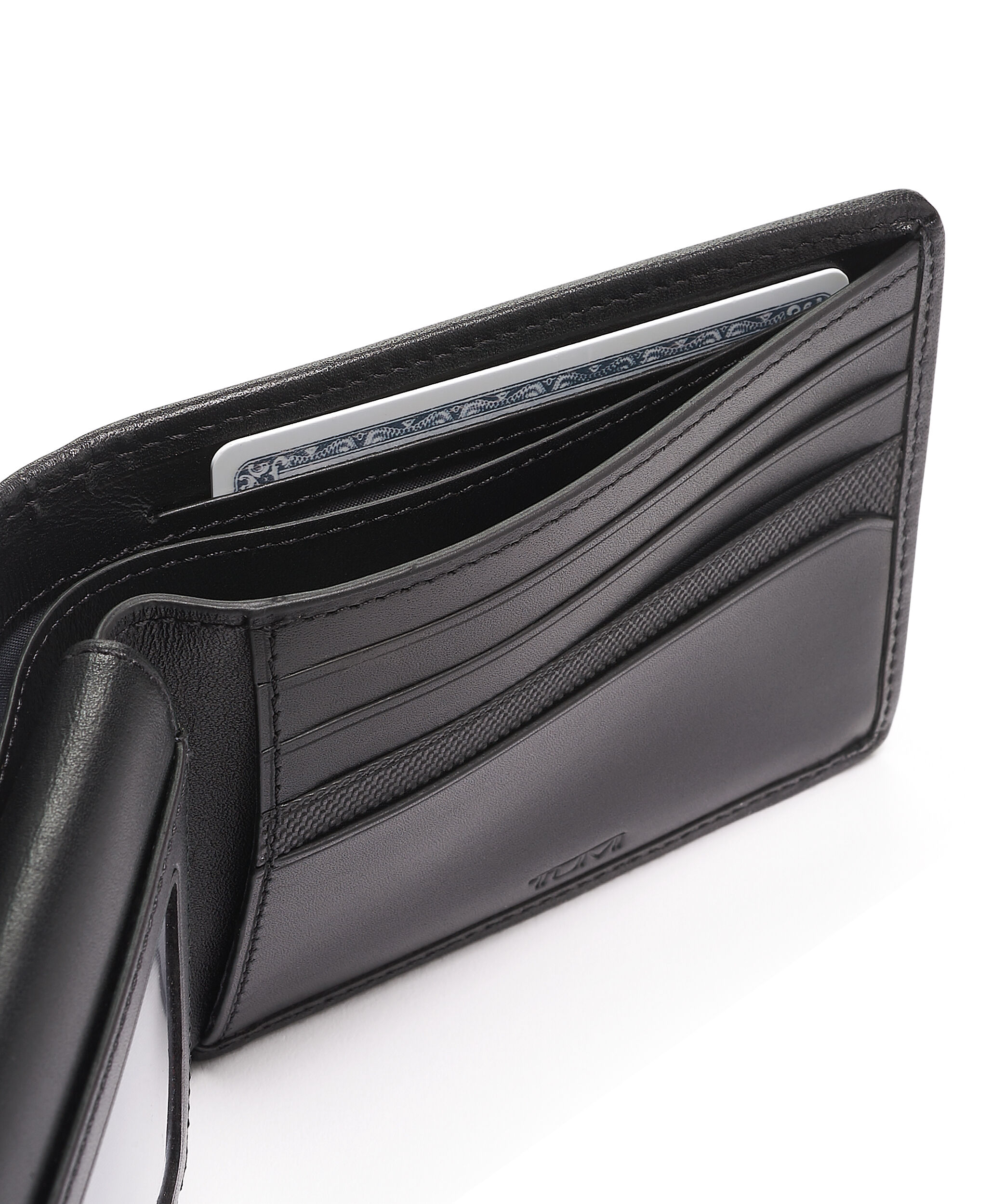 tumi alpha triple zip clutch