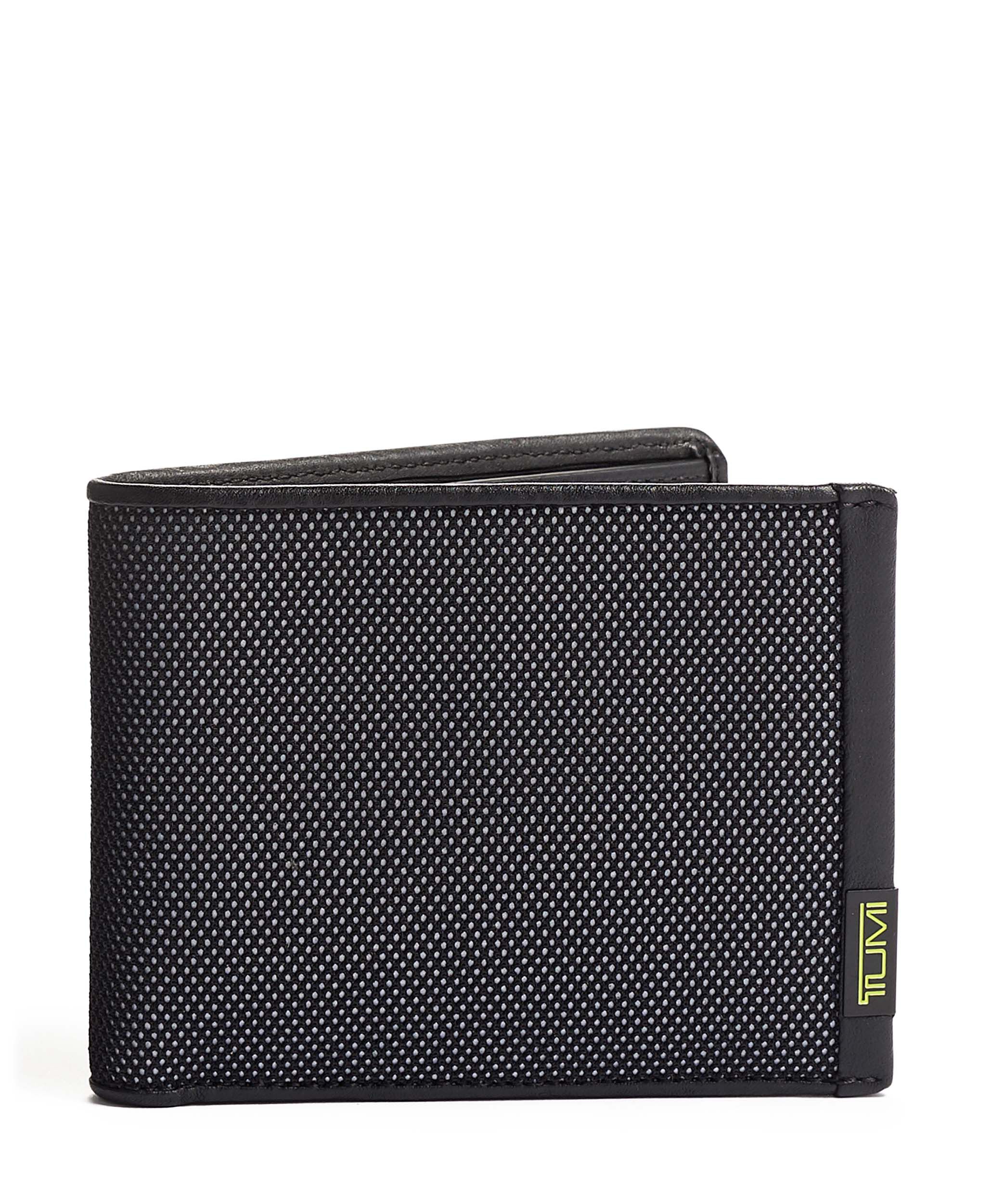 tumi green wallet