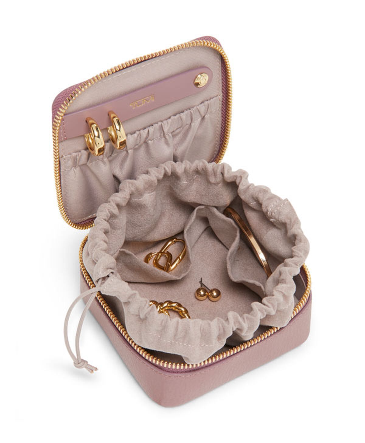 TUMI BELDEN Jewelry Case Pearl Pink