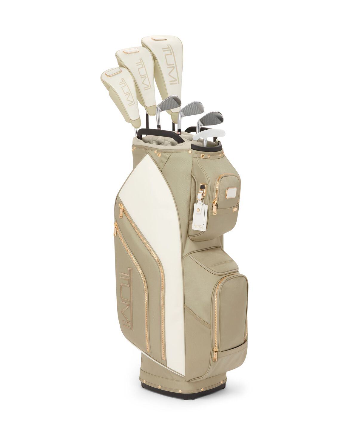 TUMI Alpha 3 GOLF CART BAG  Off White/Tan
