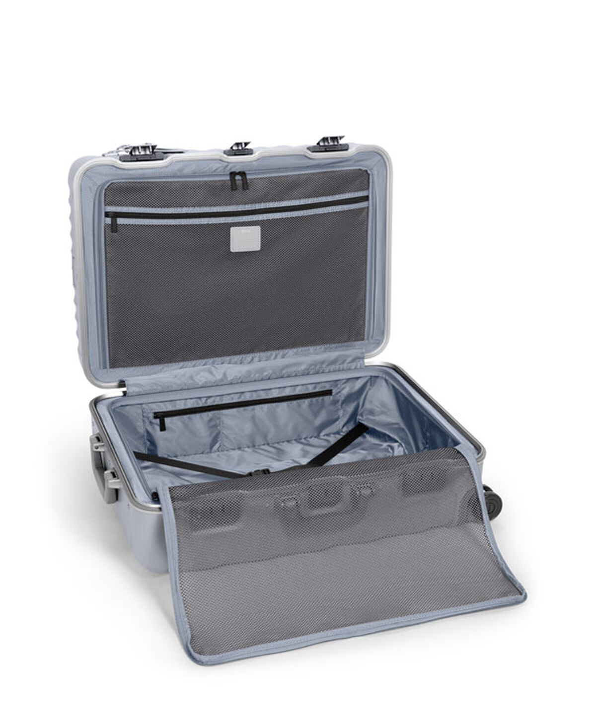 TUMI 19 DEGREE FRAME Short Trip Checked Luggage 66 cm Pearl Grey Texture