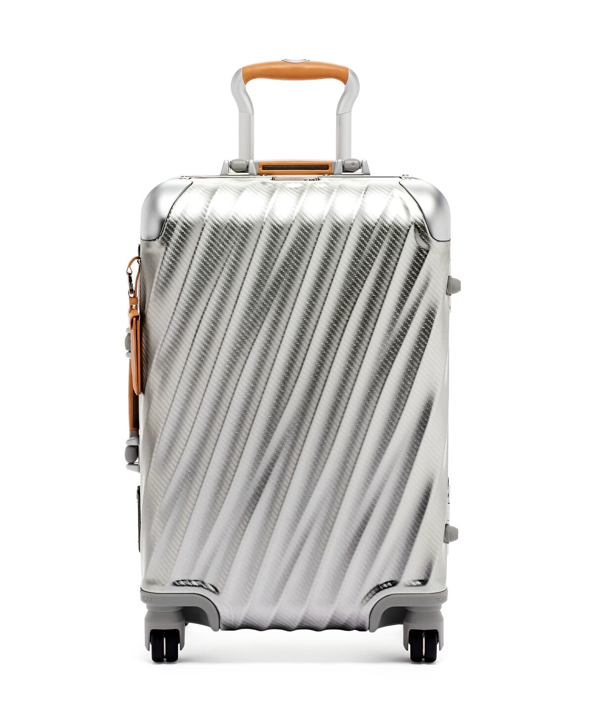 TUMI 19 Degree Aluminium INTERNATIONAL CARRY-ON Texture Silver